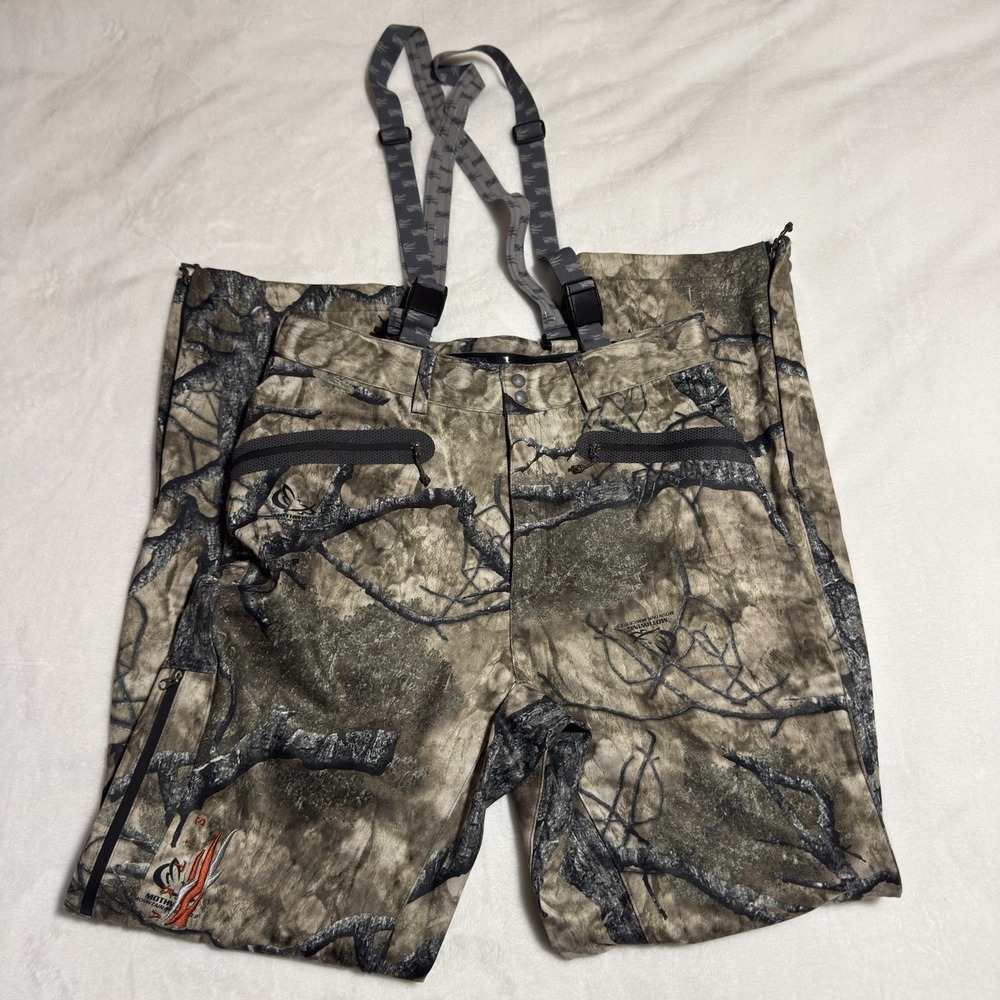 Sitka Pants Suspenders Mens Size Medium Tall Mothwing Mountain Mimicry Camo 2.0
